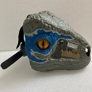 Jurrasic World Velociraptor Blue Raptor 'Chomp & Roar' Halloween Mask *Sounds